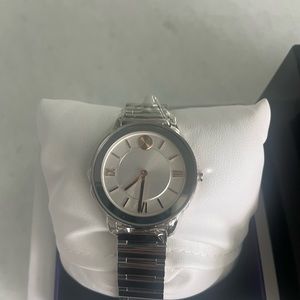 Movado bold stainless steel watch